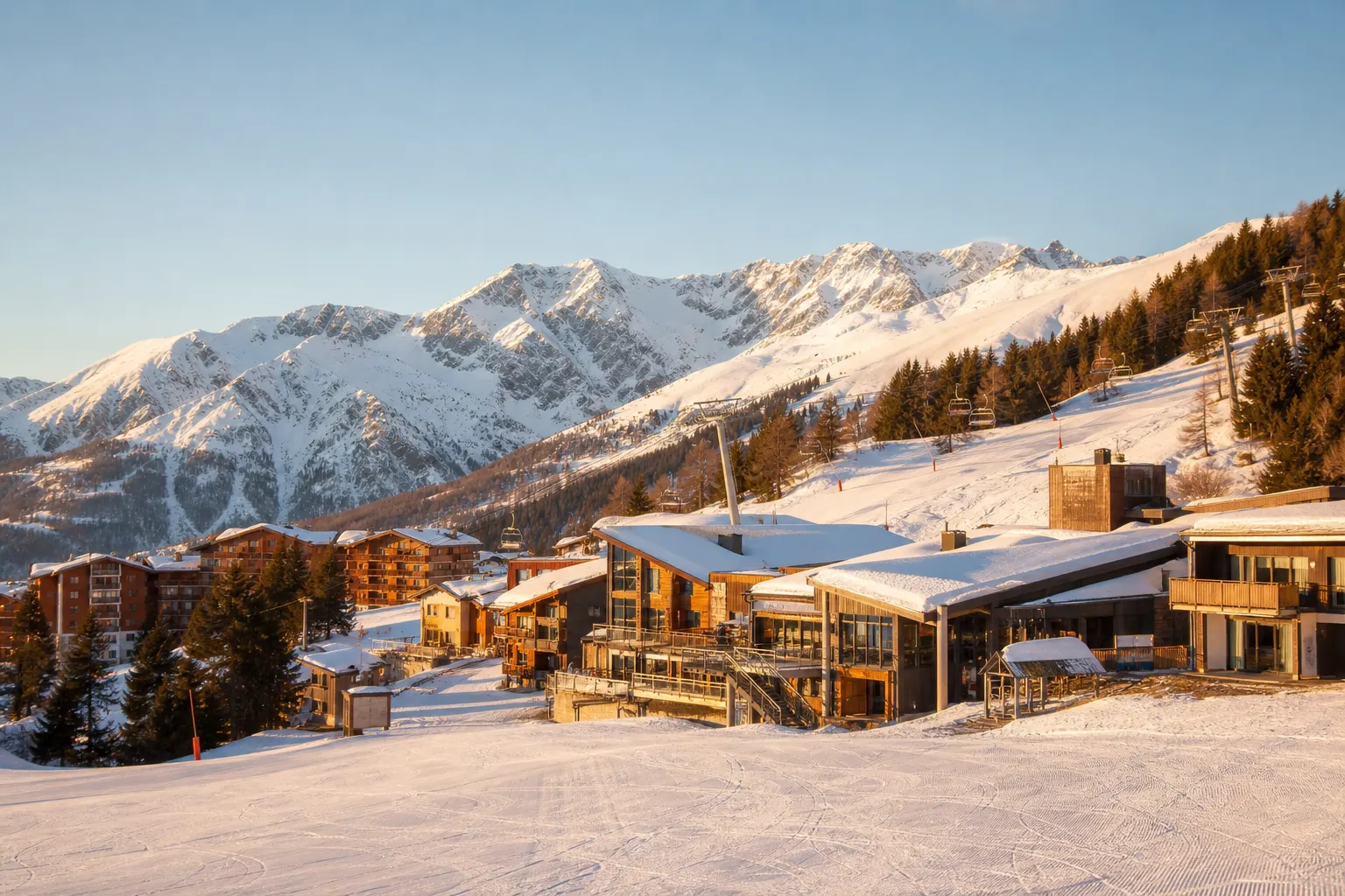 Station de La Norma dans les Alpes